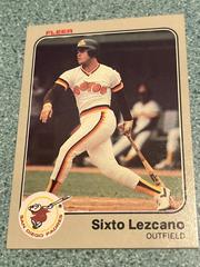 Sixto Lezcano Baseball Cards 1983 Fleer Prices