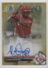 Alfredo Rodriguez [Gold Refractor] Baseball Cards 2017 Bowman Chrome Prospects Autographs Prices