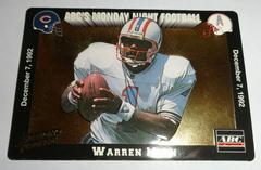 Warren Moon [Prototype] #MN6 Football Cards 1993 Action Packed Monday Night Football Prices