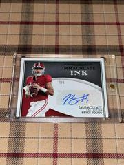 Bryce Young [Emerald] Football Cards 2022 Panini Immaculate Collegiate Ink Autographs Prices