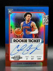 Cade Cunningham [Variation Autograph Red] Basketball Cards 2021 Panini Contenders Optic Prices