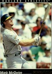Mark McGwire #58 Baseball Cards 1993 Pinnacle Prices