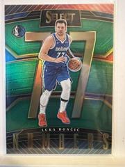 Luka Doncic [Green] #10 Basketball Cards 2022 Panini Select Numbers Prices