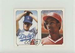 Rick Honeycutt [Eddie Milner] #84/60 Baseball Cards 1984 Topps Stickers Prices