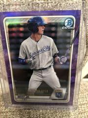 Bobby Witt Jr. [Purple Refractor] #BCP-160 Baseball Cards 2020 Bowman Chrome Prospects Prices
