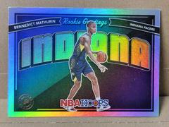 Bennedict Mathurin [Holo] #6 Basketball Cards 2022 Panini Hoops Rookie Greetings Prices