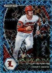 Henry Davis [Carolina Blue Velocity Prizm] #1 Baseball Cards 2021 Panini Prizm Draft Picks Prices