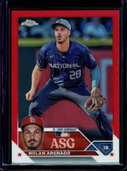 Nolan Arenado [Red] Baseball Cards 2023 Topps Chrome Update All Star Game Prices