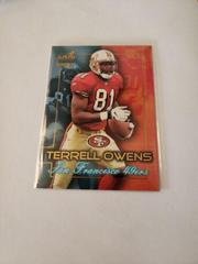 Terrell Owens Football Cards 1999 Pacific Aurora Championship Fever Prices
