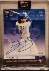Bo Bichette [Autograph Blue] #598B Baseball Cards 2019 Topps Now Prices