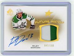 Riley Damiani Hockey Cards 2021 SP Authentic Future Watch Auto Patch Prices