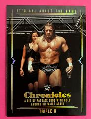 Triple H #HHH-26 Wrestling Cards 2022 Panini Chronicles WWE It's All About the Game Prices