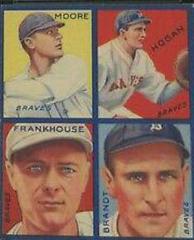 Brandt, Frankhouse, Hogan, Moore #2E Baseball Cards 1935 Goudey 4 in 1 Prices