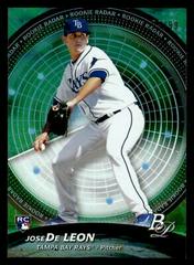Jose De Leon [Green] Baseball Cards 2017 Bowman Platinum Rookie Radar Prices