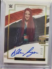 Alba Fyre [Holo Gold] Wrestling Cards 2022 Panini Impeccable WWE Superstar Autographs Prices