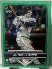 Anthony Rizzo [Green] Baseball Cards 2023 Topps Flagship Collection Prices