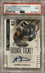 Aaron Donald [Sec Autograph Champion Ticket] Football Cards 2014 Panini Contenders Prices