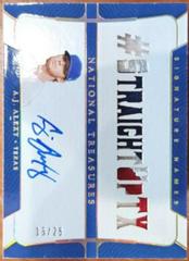 A. J. Alexy [Holo Gold] #SN-AA Baseball Cards 2022 Panini National Treasures Signature Names Prices