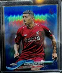 Roberto Firmino [Blue Refractor] #25 Soccer Cards 2018 Topps Chrome Premier League Prices