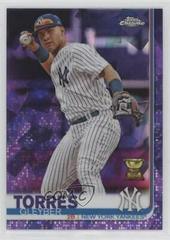 Gleyber Torres [Purple Refractor] #7 Baseball Cards 2019 Topps Chrome Sapphire Prices