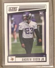 Andrew Booth Jr. #326 Football Cards 2022 Panini Score Prices