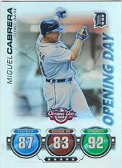 Miguel Cabrera [Silver Foil] Baseball Cards 2010 Topps Attax Prices