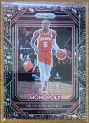 Dejounte Murray [Black Classic Icons] #2 Basketball Cards 2022 Panini Prizm Monopoly Prices