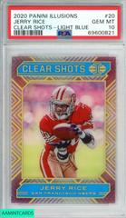 Jerry Rice [Light Blue] #20 Football Cards 2020 Panini Illusions Clear Shots Prices