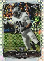 Justin Tuck [Xfractor] #3 Football Cards 2014 Topps Chrome Prices