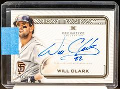 Will Clark #DCA-WC Baseball Cards 2023 Topps Definitive Autograph Collection Prices