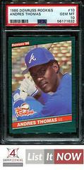Andres Thomas #10 Baseball Cards 1986 Donruss Rookies Prices