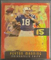 Peyton Manning #FM15 Football Cards 2005 Topps Finest Manning Moments Prices