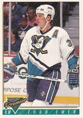Todd Ewen #369 Hockey Cards 1993 Topps Premier Prices