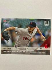 Chris Sale Baseball Cards 2018 Topps Now Card of the Month Prices