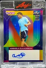 Ademola Ola Adebomi [Navy Blue] Soccer Cards 2022 Leaf Vivid Autographs Prices