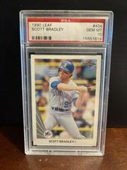 Scott Bradley #404 Baseball Cards 1990 Leaf Prices