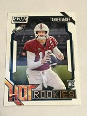 Tanner McKee #4 Football Cards 2023 Panini Score Hot Rookies Prices