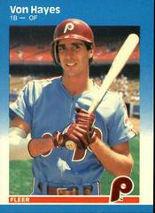 Von Hayes #175 Baseball Cards 1987 Fleer Glossy Prices