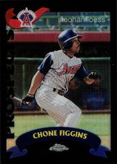 Chone Figgins [Refractor] Baseball Cards 2002 Topps Chrome Traded Prices
