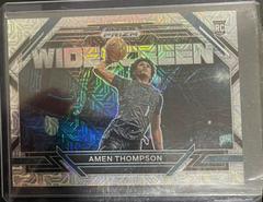 Amen Thompson [Mojo] #11 Basketball Cards 2023 Panini Prizm Draft Picks Widescreen Prices