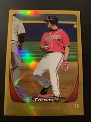 Chipper Jones [Gold Refractor] Baseball Cards 2011 Bowman Chrome Prices