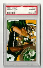Brett Favre #142 Football Cards 1994 Panini Select Prices