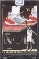 Kawhi Leonard Basketball Cards 2021 Panini One and One Noir Sneaker Spotlight Prices