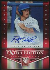 Preston Tucker [Autograph] #183 Baseball Cards 2012 Panini Elite Extra Edition Prices