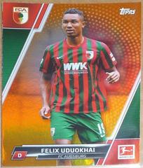 Felix Uduokhai [Orange Foil] #1 Soccer Cards 2021 Topps Bundesliga Prices