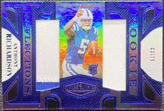 Anthony Richardson [Blue] #RR-5 Football Cards 2023 Panini Plates and Patches Rookie Reflections Prices