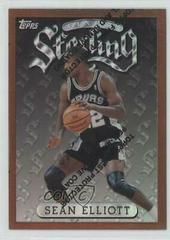 Sean Elliott Refractor #68 Basketball Cards 1996 Finest Prices