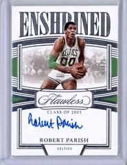 Robert Parish #15 Basketball Cards 2022 Panini Flawless Enshrined Signature Prices