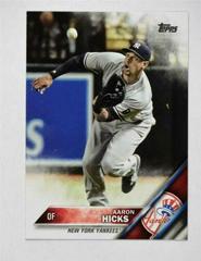 Aaron Hicks Baseball Cards 2016 Topps Update Prices
