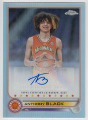 Anthony Black #CA-ABL Basketball Cards 2022 Topps Chrome McDonald's All-American Autographs Prices